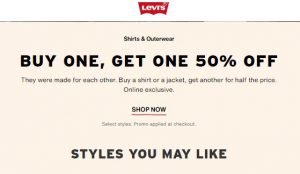 Как заказать джинсы Levis из Америки
