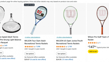 10 магазинов ракеток для тенниса и бадминтона с доставкой из США